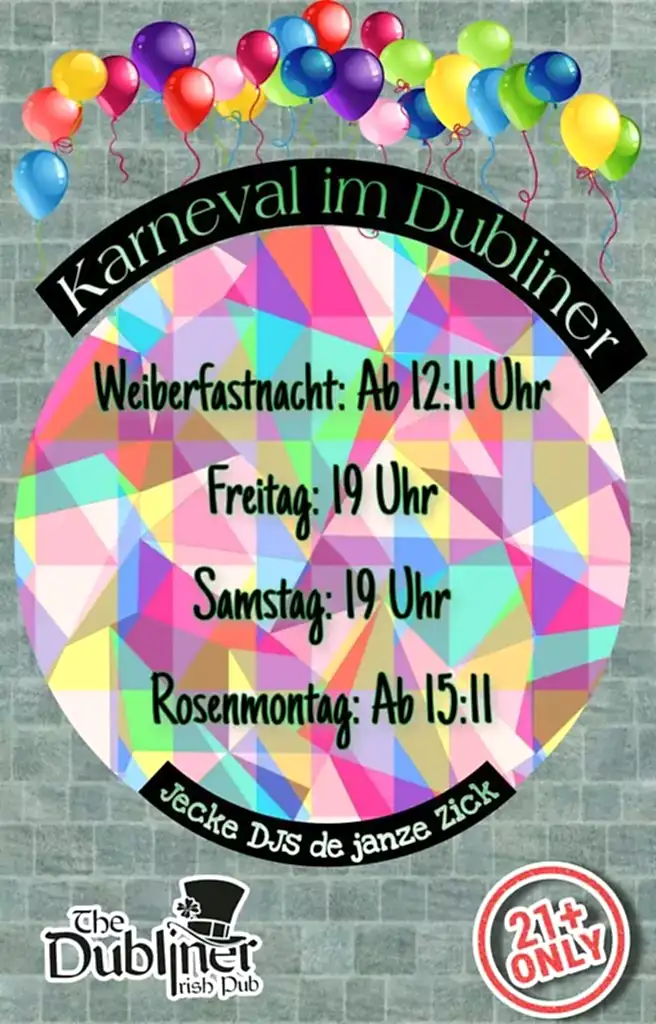 Karneval 2023 im Dubliner Bonn